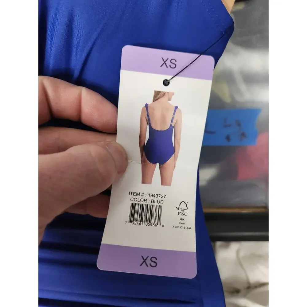 DKNY 1 piece Swimsuit NWT Size XS - Picture 3 of 3